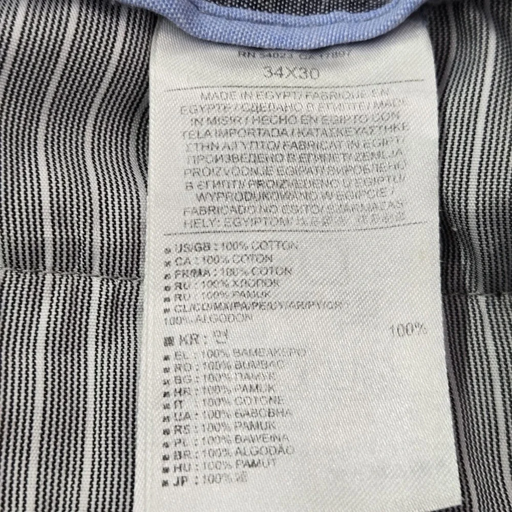 Banana Republic Men Pants 34X30 Khaki Chino Twill Emerson Button 28